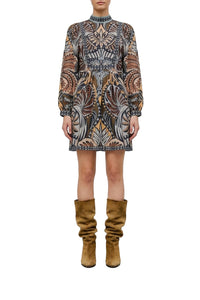 Robe courte Balamana - Multicolore