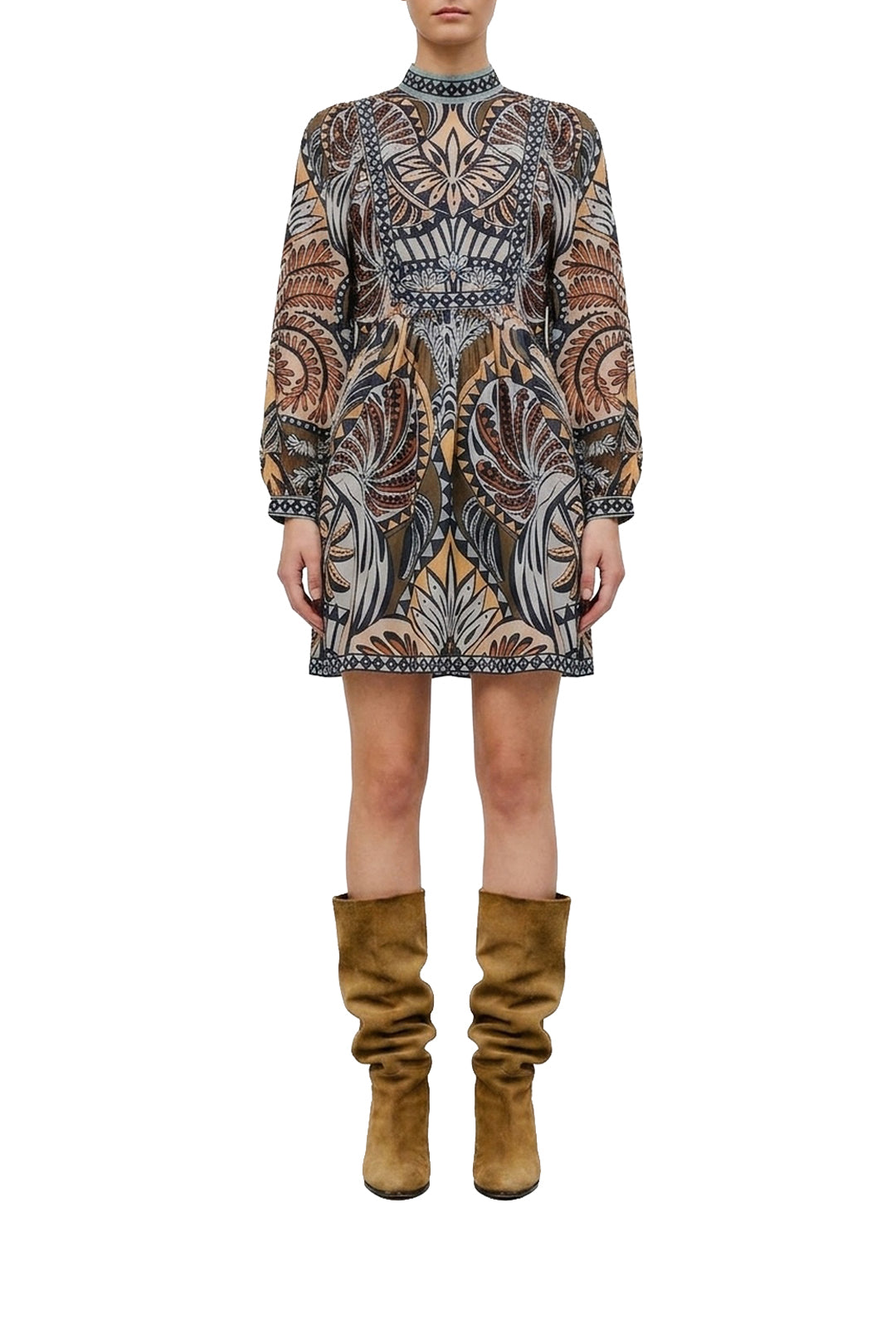 Robe courte Balamana - Multicolore