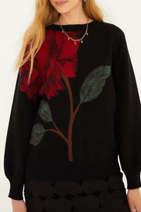Rosalia Placed Cardigan - Black