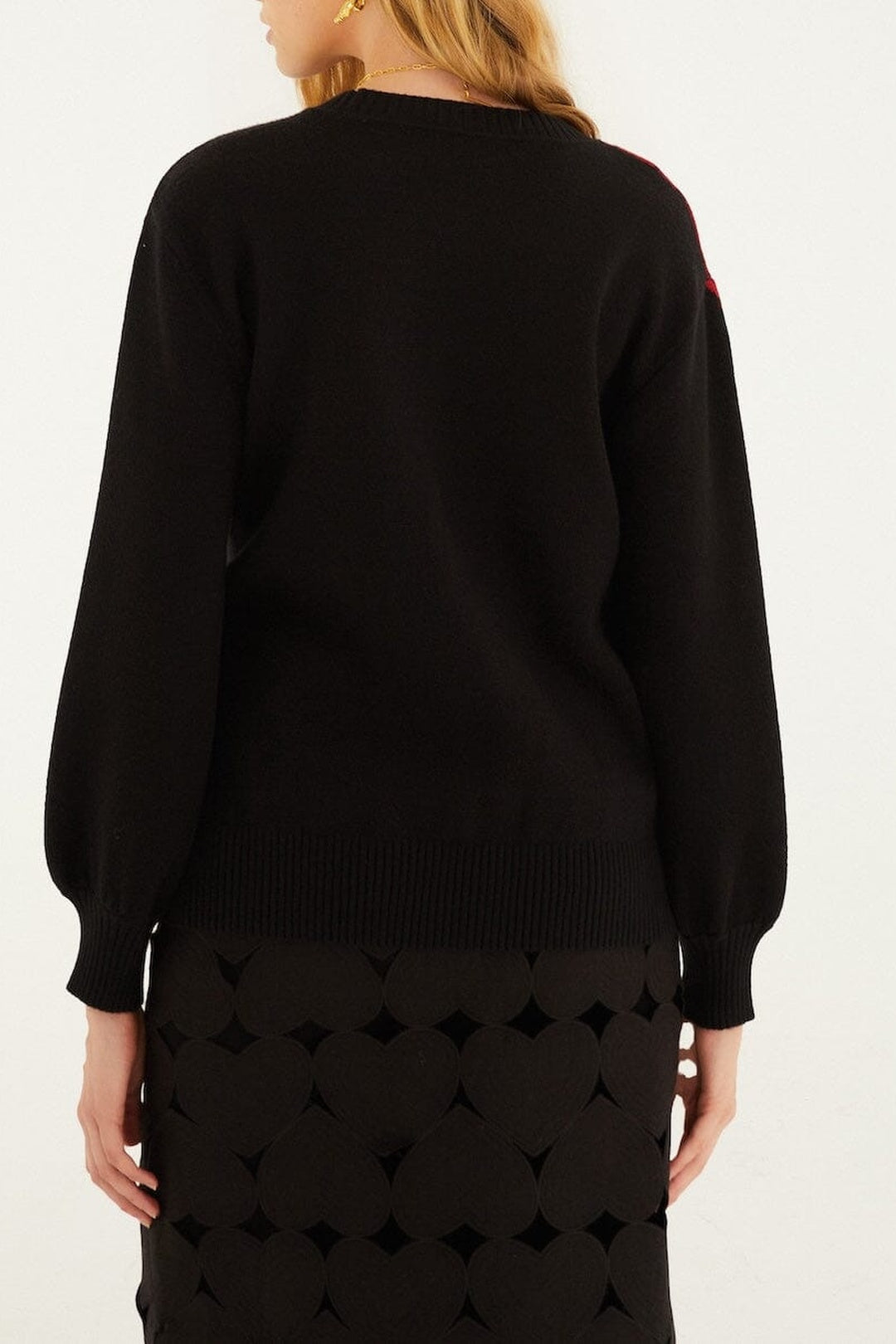 Rosalia Placed Cardigan - Black