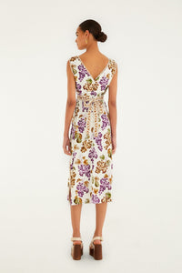 NEW_Grape Garden Cream Robes midi - Grape Garden Cream