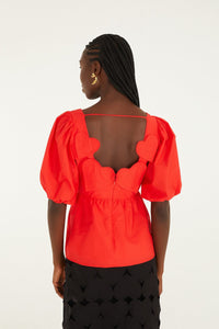 Red Blouse - Red