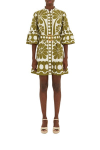 NEW_FELIX_JAMBES_Palermo Green Robe courte - Palermo Green