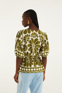 Palermo Green Blouse - Palermo Green