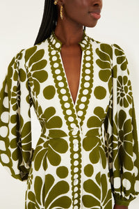 Robe midi Palermo - Vert