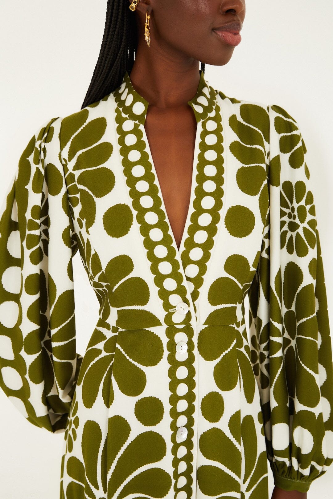 Robe midi Palermo - Vert