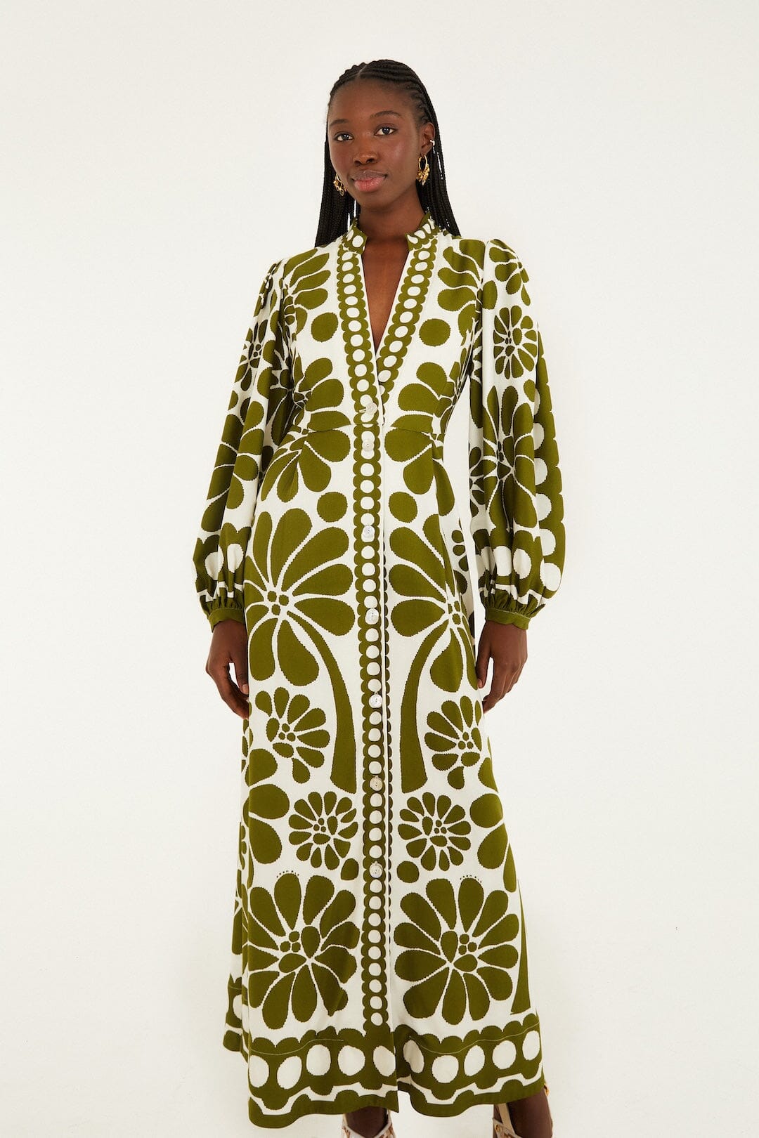 Robe midi Palermo - Vert