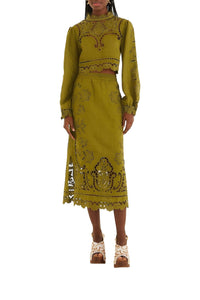 NEW_DIFFUSELY_Green Blouse - Green