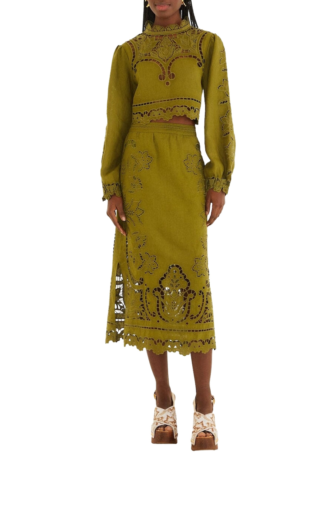 NEW_DIFFUSELY_Green Blouse - Green