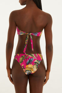 Haut de bikini bandeau Tropicalia - Beige