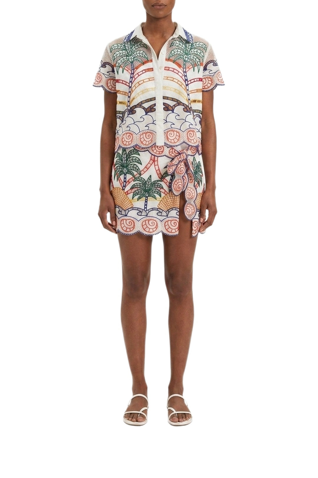 NEW_FELIX_JAMBES_Off White Chemise Plage - Off White