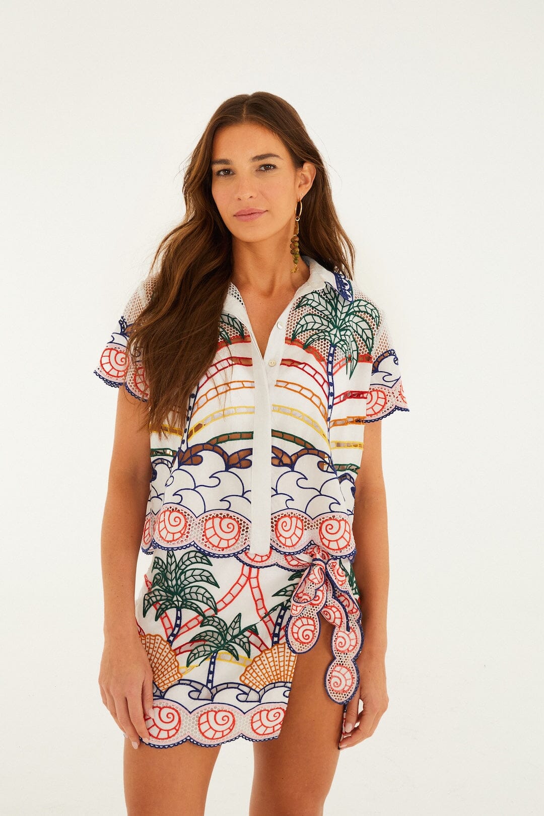 Off White Jupe Plage - Off White