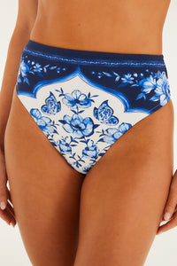 Garden Blue Bas de bikini - Garden Blue
