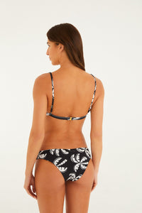 Palms Black And Off White Haut de bikini - Palms Black And Off White