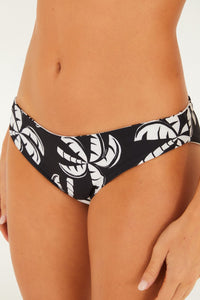 Palms Black And Off White Bas de bikini - Palms Black And Off White