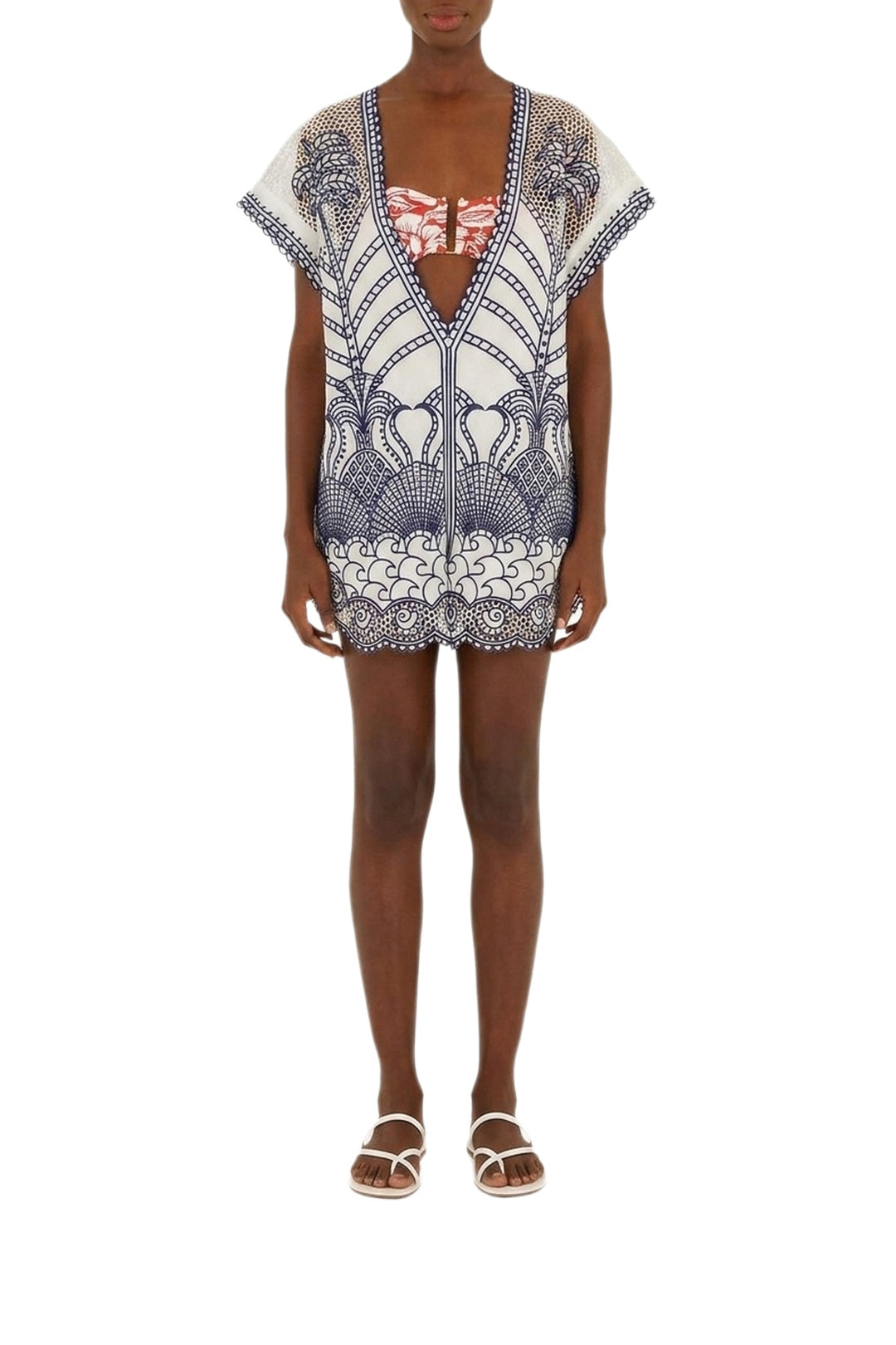 NEW_FELIX_JAMBES_White Combinaison Plage - White