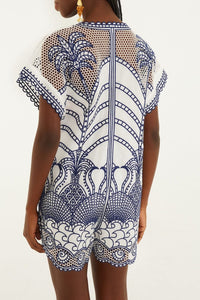 Cotton jumpsuit - White