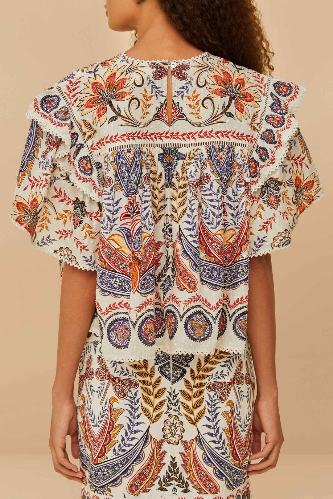DJV_Boho Glam Off White Chemises & Blouses - Boho Glam Off White