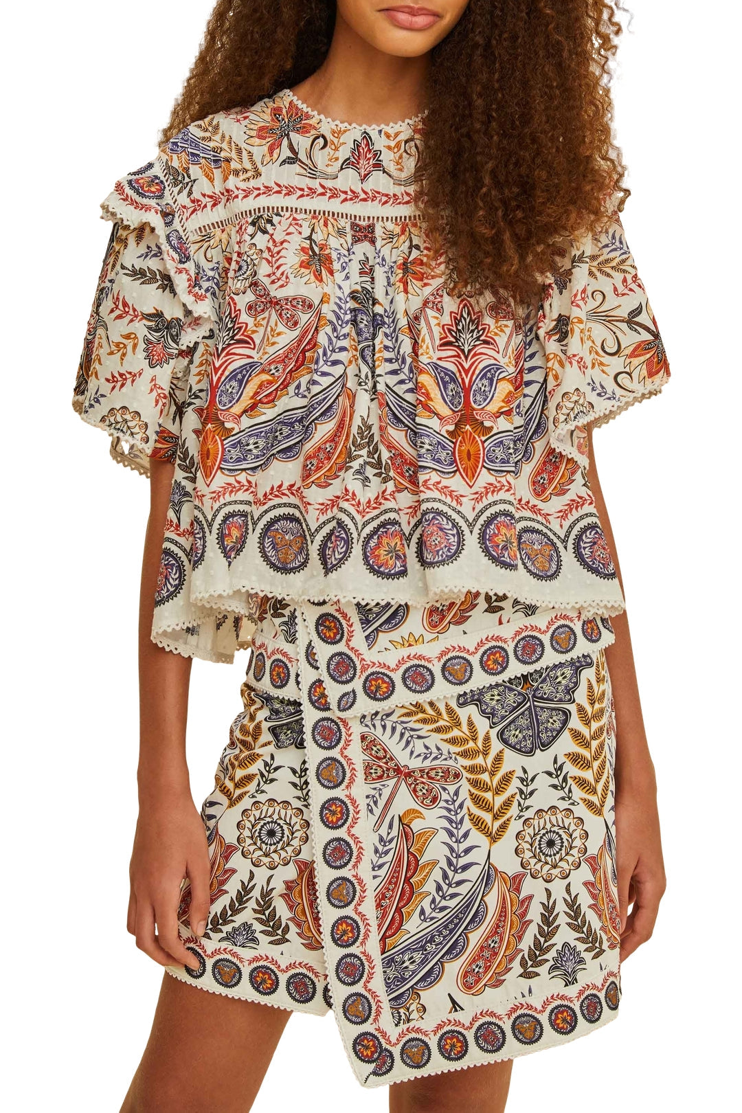 DJV_Boho Glam Off White Chemises & Blouses - Boho Glam Off White