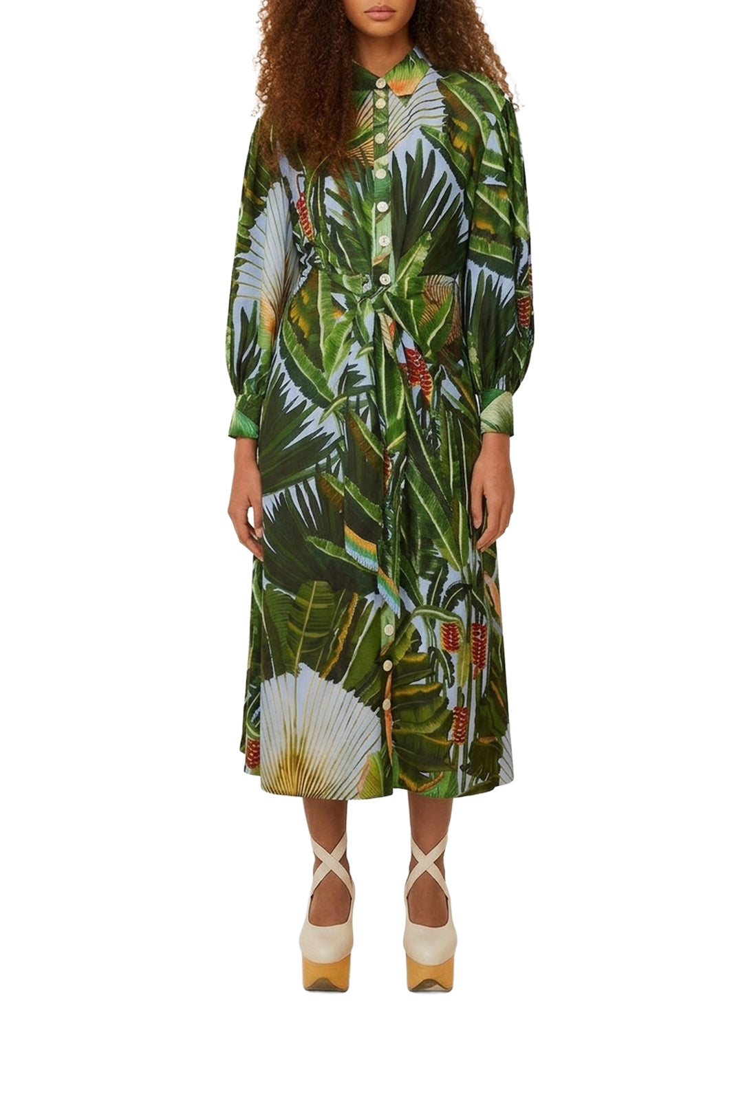 DJV_Amazonia Forest Blue Robes longues - Amazonia Forest Blue