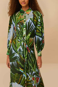 DJV_Amazonia Forest Blue Robes longues - Amazonia Forest Blue