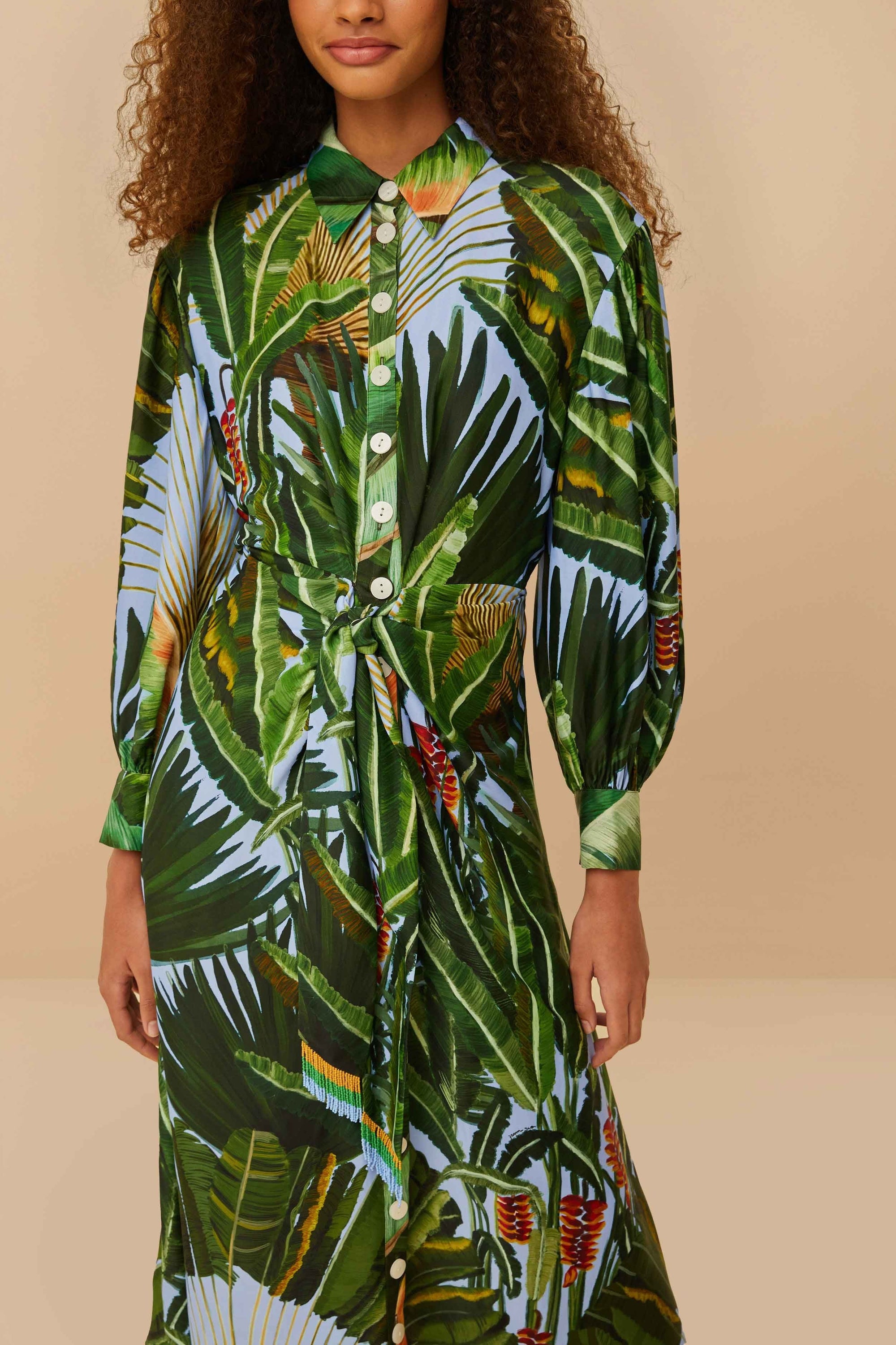 DJV_Amazonia Forest Blue Robes longues - Amazonia Forest Blue