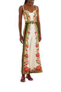 Combinaison sans manches Wonder Rio en lin - Noir