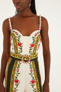 Floral Paula Black Combinaison - Floral Paula Black