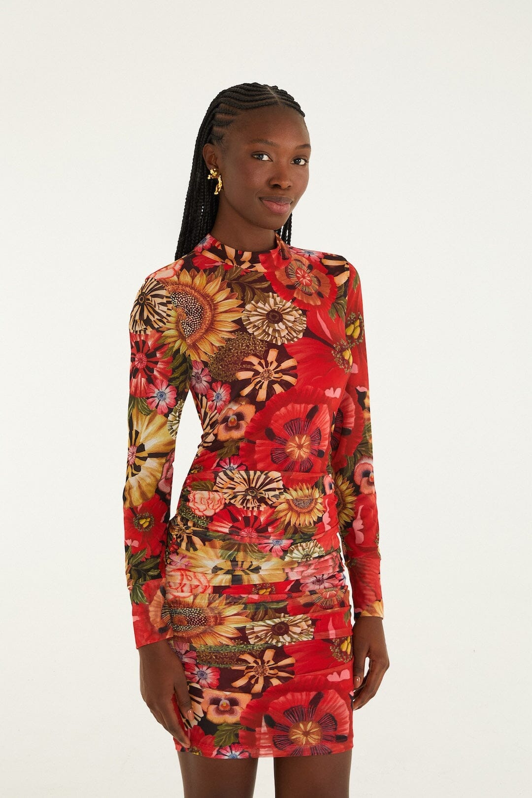 Flowershop Mini Black Robe courte - Flowershop Mini Black