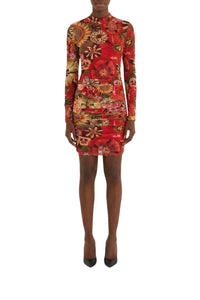 NEW_FELIX_JAMBES_Flowershop Mini Black Robe courte - Flowershop Mini Black