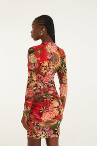 Flowershop Mini Black Robe courte - Flowershop Mini Black