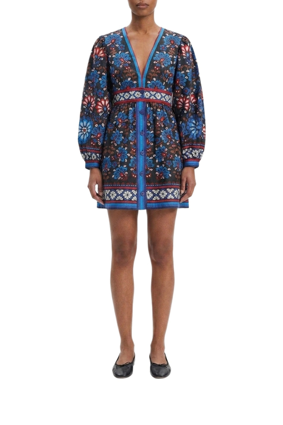 NEW_FELIX_JAMBES_Latina Scarf Black Robe courte - Latina Scarf Black