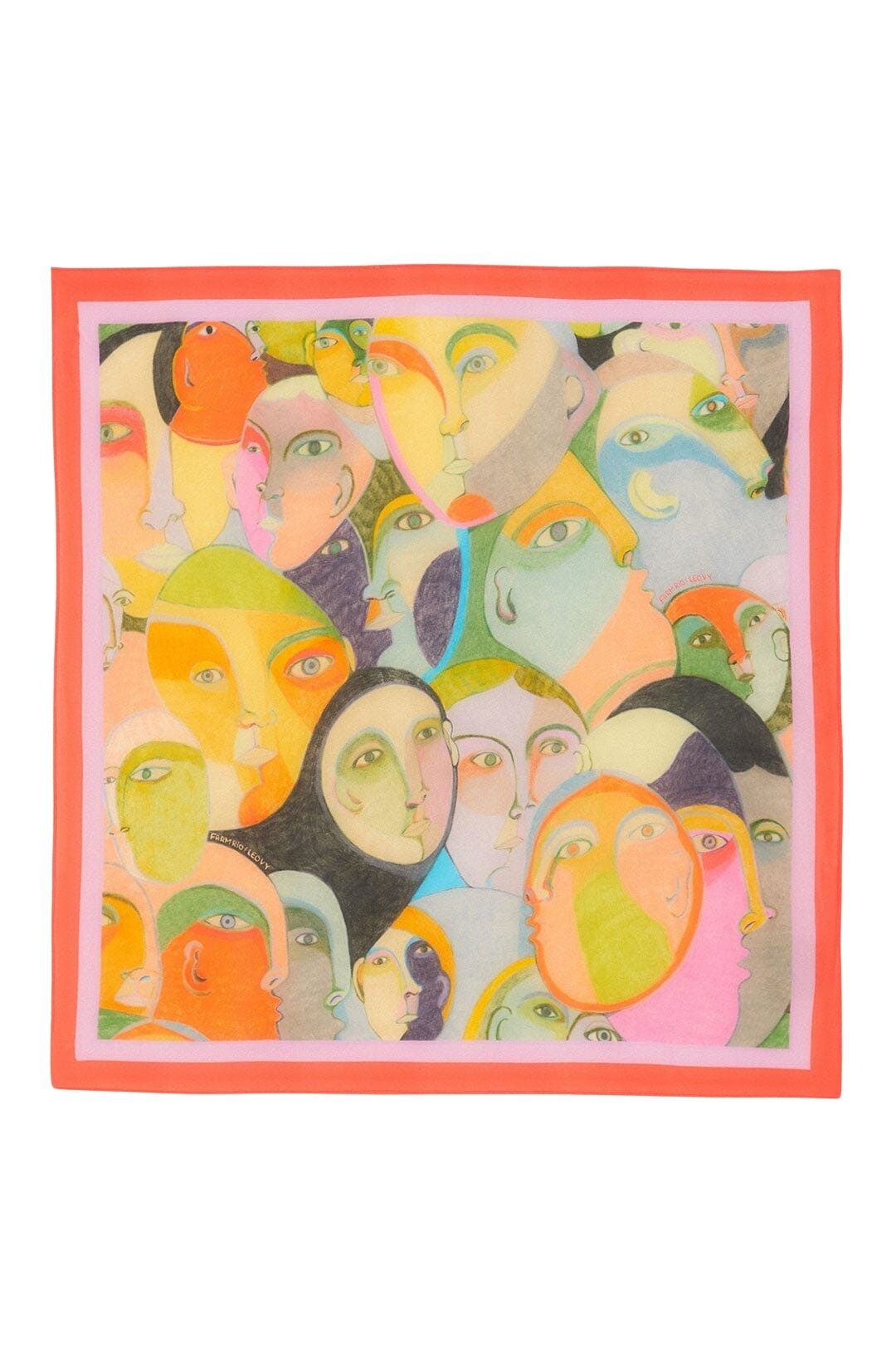 Drawing Multicolor Foulard - Drawing Multicolor