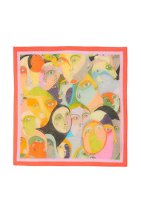 Foulard imprimé - Multicolore
