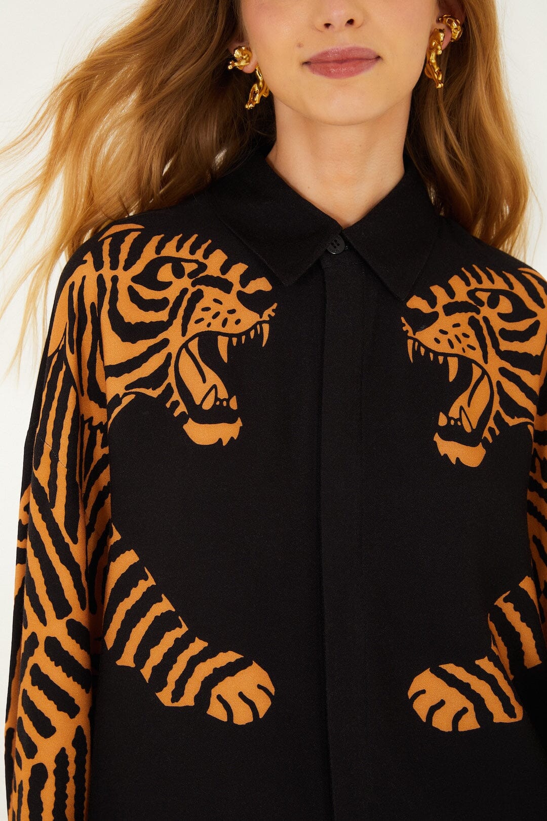 NEW_Black Tiger Chemises & Blouses - Black Tiger