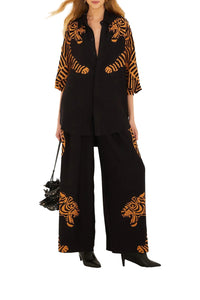 NEW_DIFFUSELY_Black Tiger Pantalon - Black Tiger