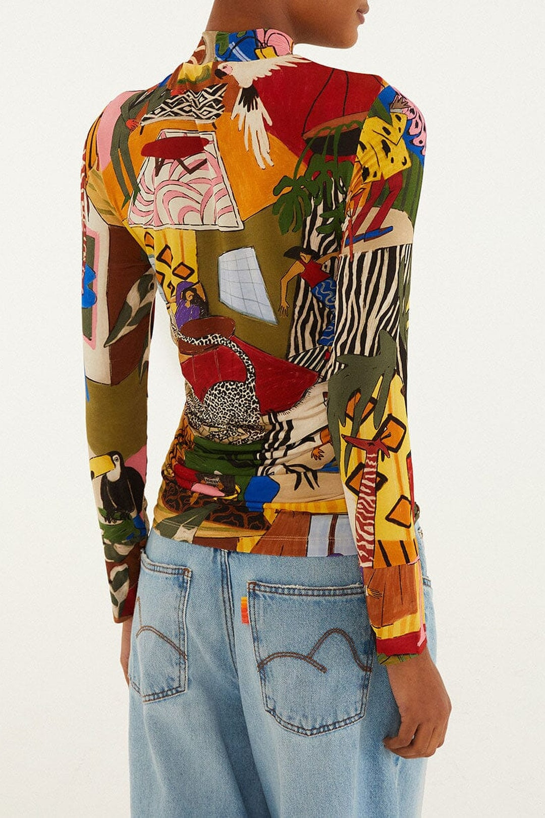 Blouse Tropical - Multicolore
