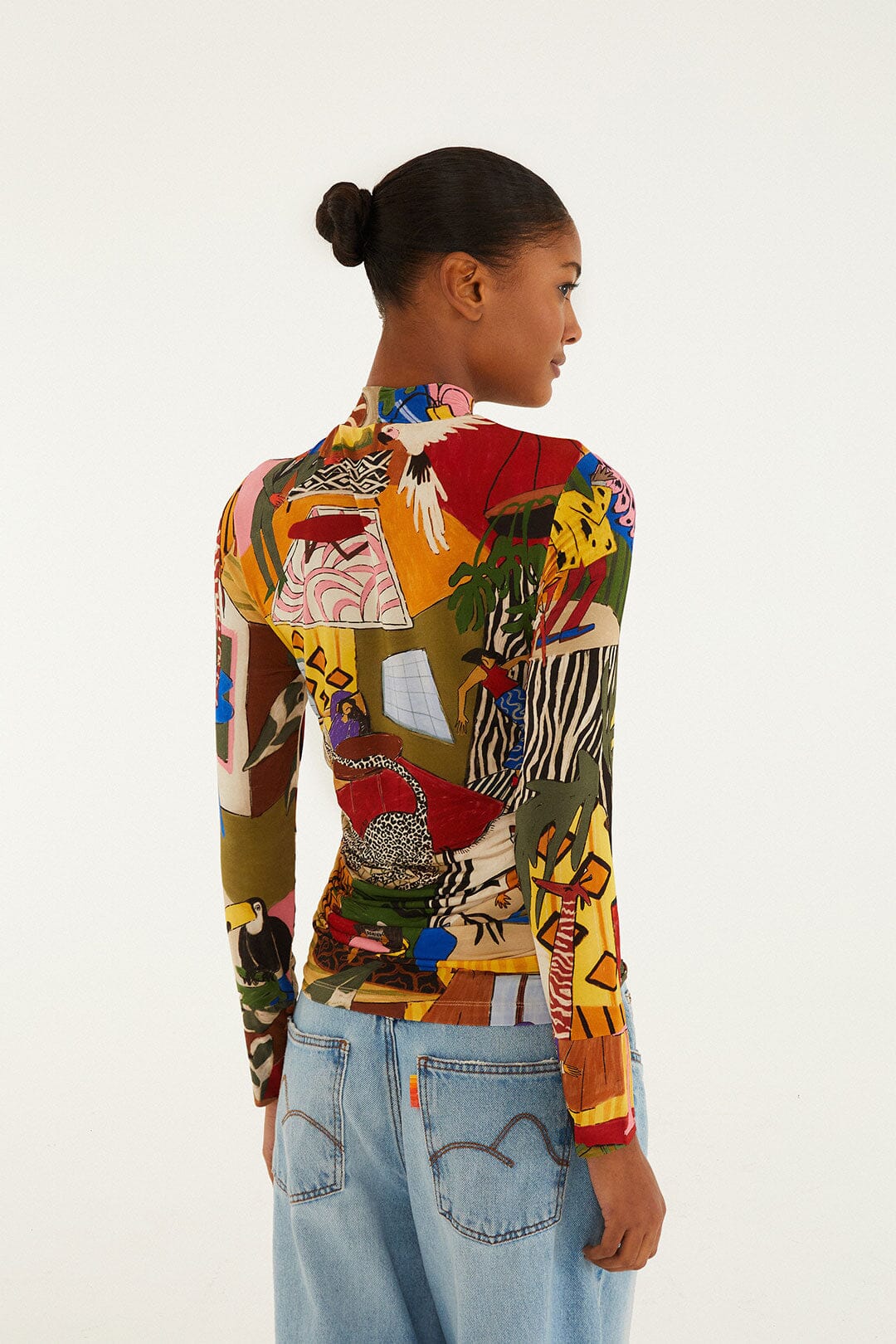 CHECK VUE_Tropical Multicolor Blouse - Tropical Multicolor