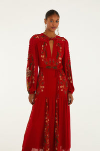 Berry Garden Red Robes longues - Berry Garden Red