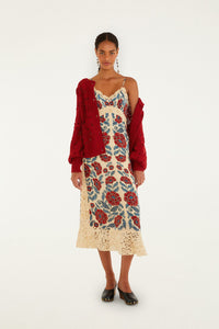 Red Cardigan - Red