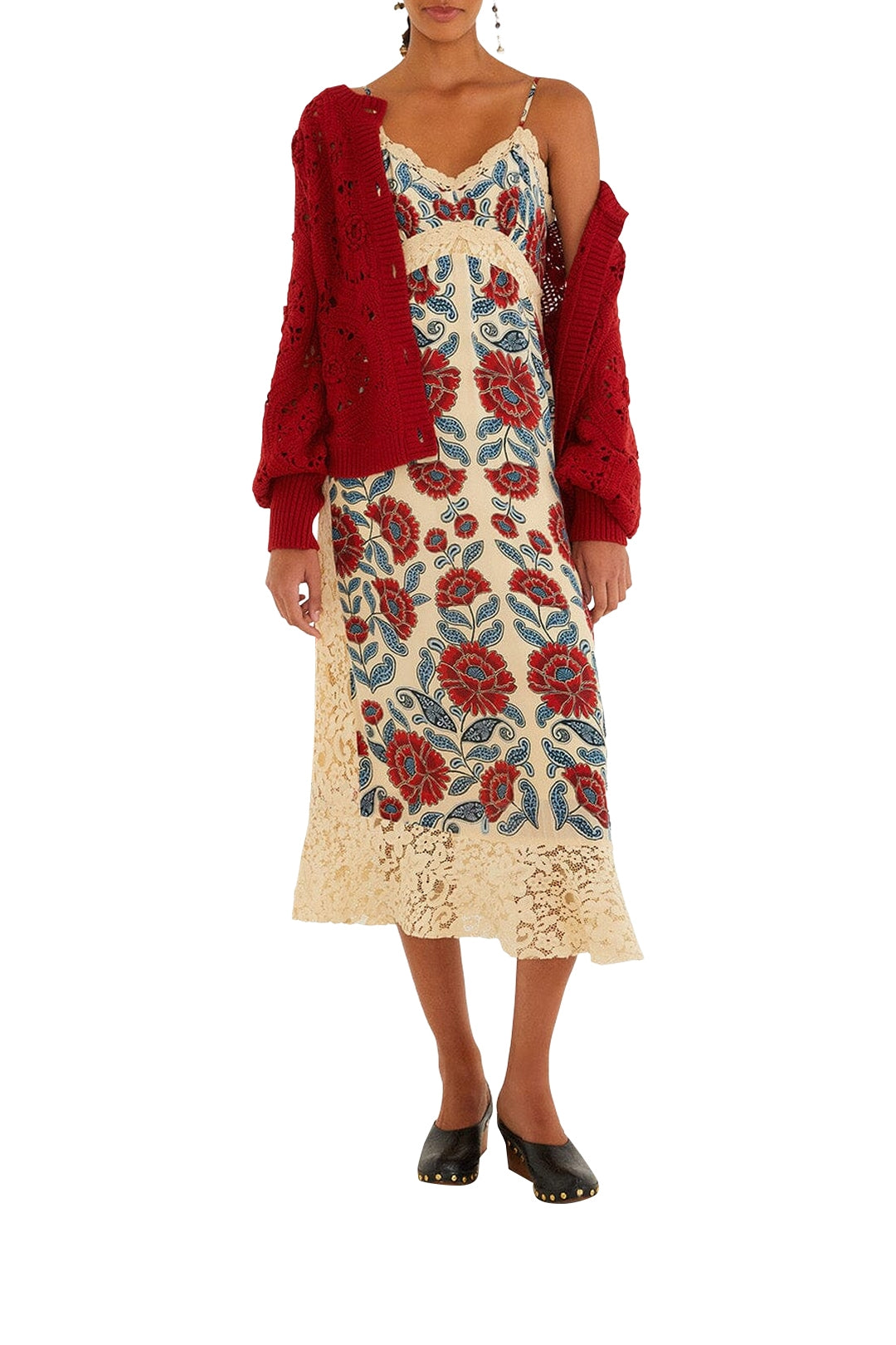 NEW_DIFFUSELY_Red Cardigan - Red