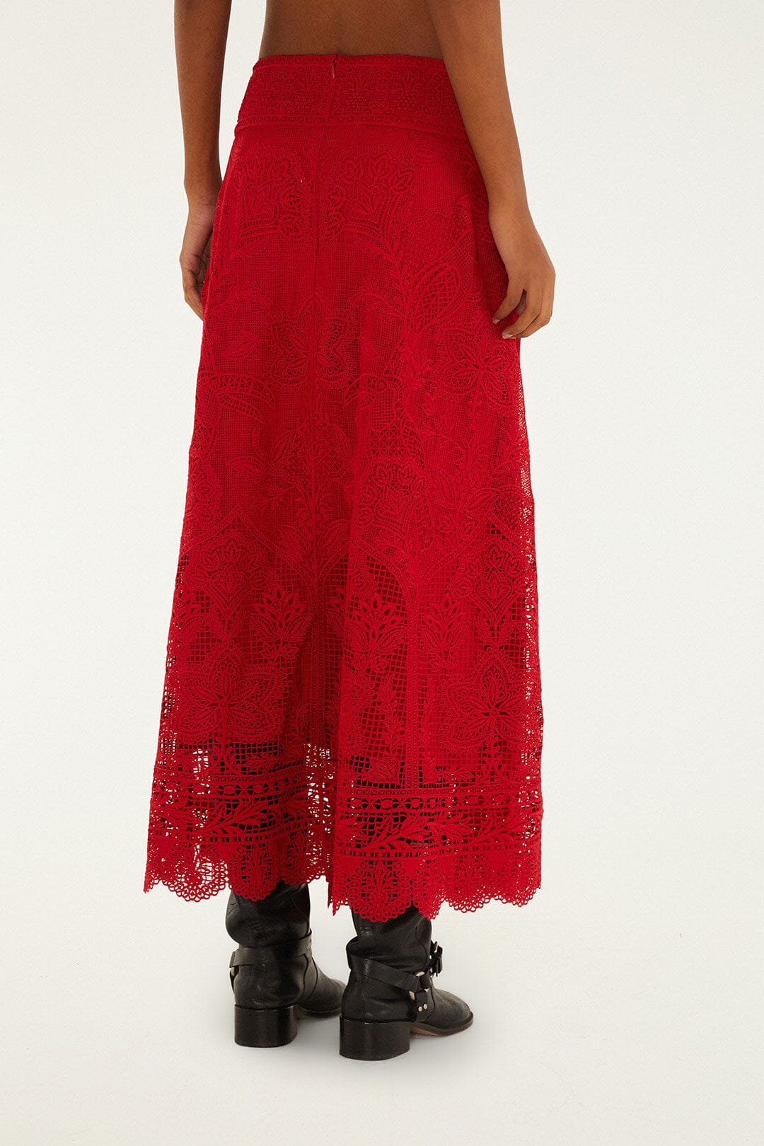DIFFUSELY_Red Jupe - Red