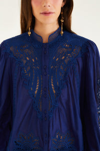 Navy Blue Blouse - Navy Blue