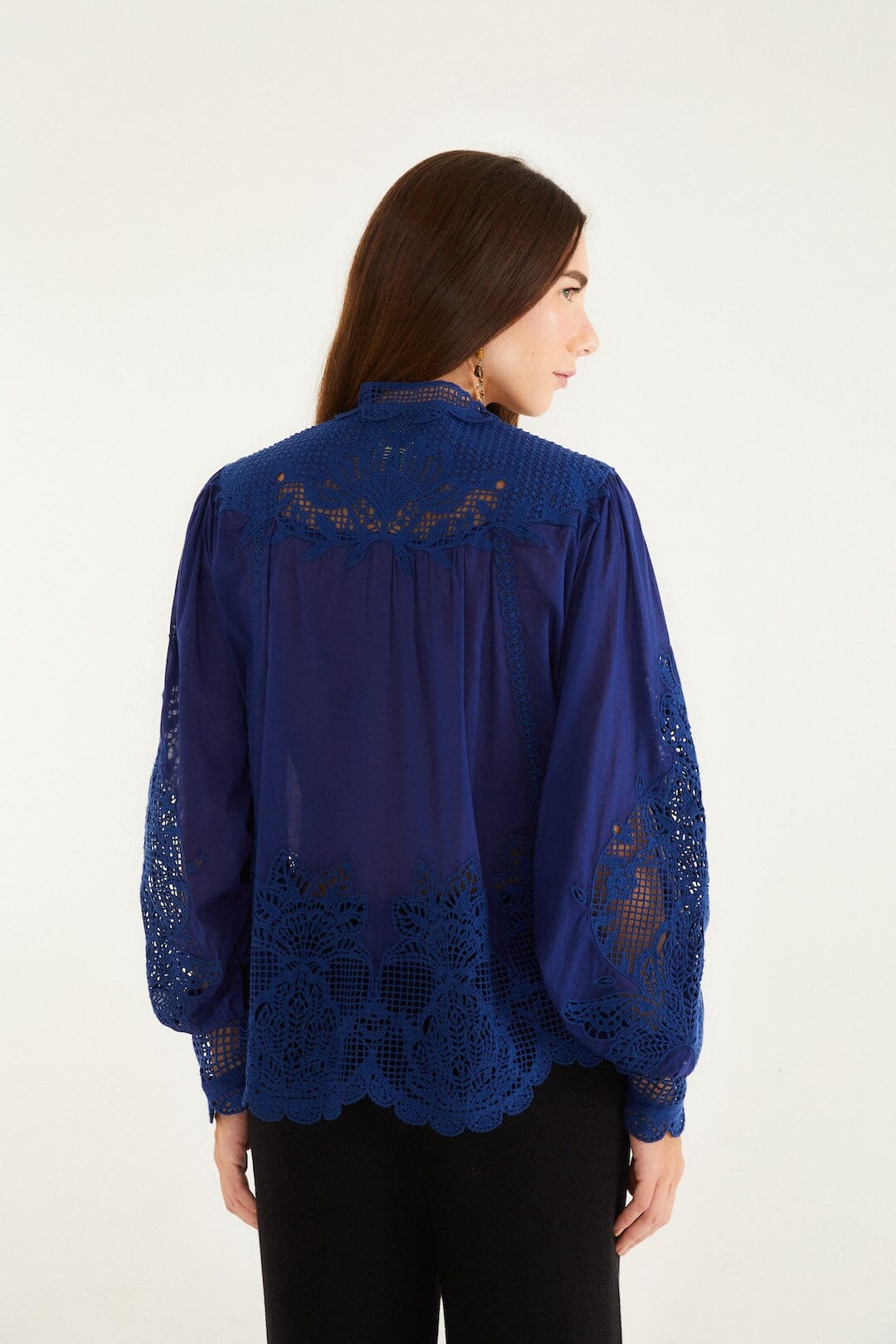 Navy Blue Blouse - Navy Blue