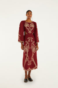 NEW_Burgundy Robes longues - Burgundy