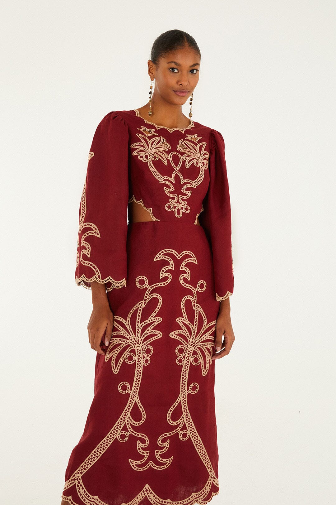 NEW_Burgundy Robes longues - Burgundy