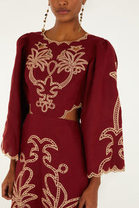 NEW_Burgundy Robes longues - Burgundy