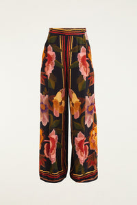 Flowers Black Pantalon - Flowers Black