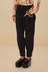 Pantalon en denim - Noir