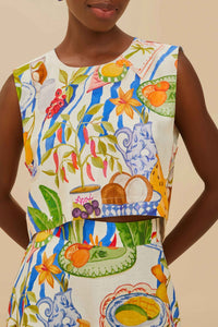 Blouse Fresh Table en lin - Jaune